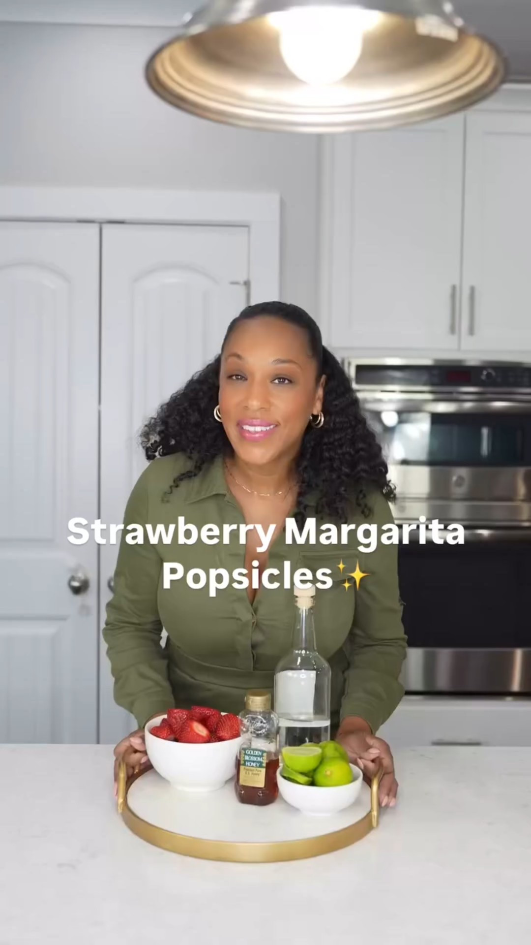 Strawberry Margarita Popsicles🍓🍸✨

This is perfect for hosting 

✨[Save this post]✨

What you need:

1 1/4 pounds strawberries 1/4 cup + 1 Tablespoon tequila (silver) 2 Tablespoons honey or agave nectar 2 Tablespoons fresh lime juice
4 Limes 
Kosher Salt (optional)
Tajin (optional)

Instructions:

Blend the strawberries in a blender until they are puréed. 
Add in the tequila, honey and lime juice (then blend) 
Pour the mixture into small cups. Insert the popsicle sticks through the lime and add it on top of the mixture (making sure some of the lime is in the mixture, not just on top). Add salt or Tajin on top, whichever you prefer 

Add in freezer until the popsicles are frozen solid. 
To unmold the popsicles, cut the top part of the cup and peel off.

#margarita #strawberrymargarita #hosting #cincodemayo #tacotuesday #easyrecipes #cocktailrecipes #summerrecipes

#LTKParties #LTKHome #LTKFamily