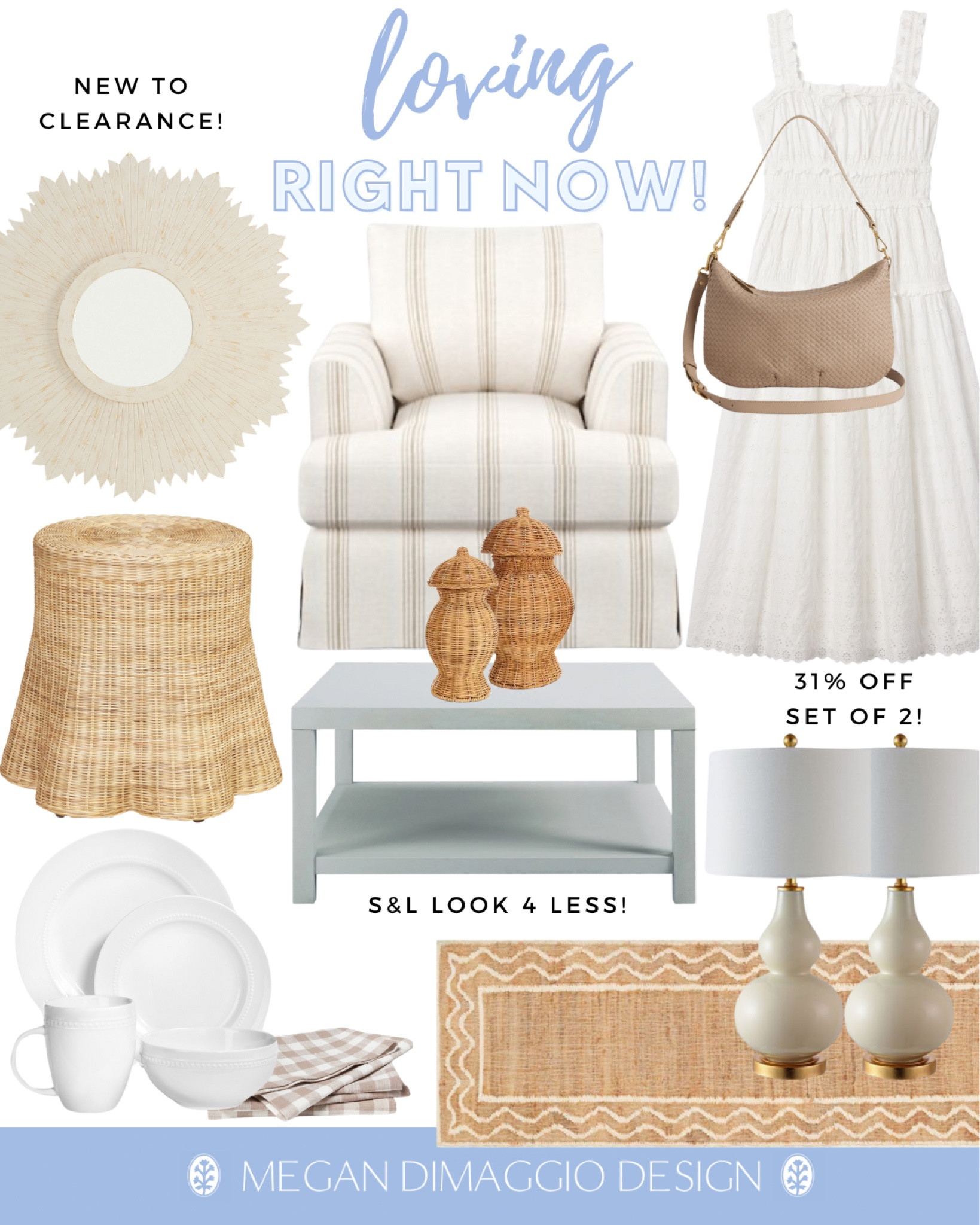 So many gorgeous classic & coastal home finds I’m LOVING right now!! 😍 Like this new rattan scalloped side table under $300 🙌🏻 And this stunning eyelet dress that’s great when paired with a cropped cardigan on chilly nights!

Plus so many deals!! Like this sunburst mirror on clearance, gourd lamp set 31% off, and this best selling ripple runner on sale under $175 🙌🏻 even more picks linked! 🤍

#LTKSaleAlert #LTKFindsUnder100 #LTKHome