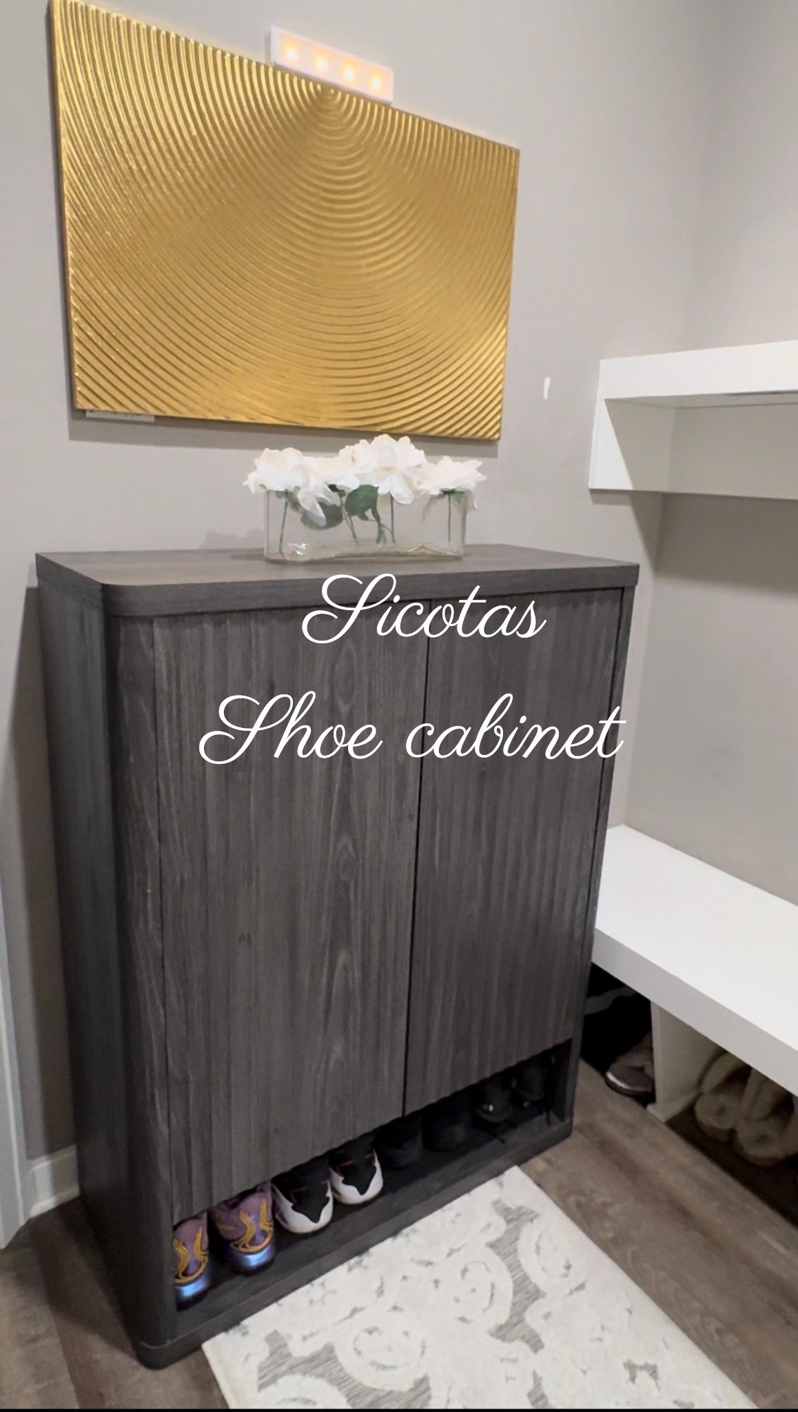 Shoe cabinet organizer 

#LTKHome #LTKmomlife #LTKHoliday