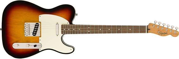 Squier by Fender Classic Vibe 60's Custom Telecaster - Laurel Fingerboard - 3-Color Sunburst | Amazon (US)