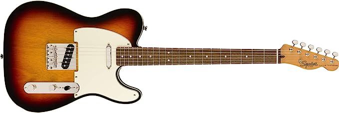 Squier by Fender Classic Vibe 60's Custom Telecaster - Laurel Fingerboard - 3-Color Sunburst | Amazon (US)