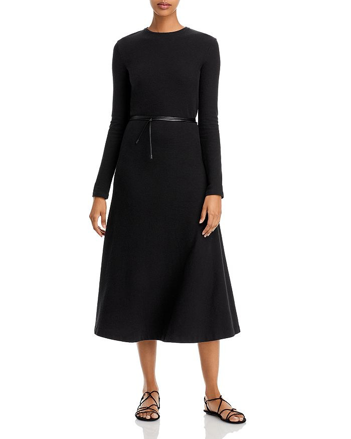 Long Sleeved Tie Waist Dress | Bloomingdale's (US)