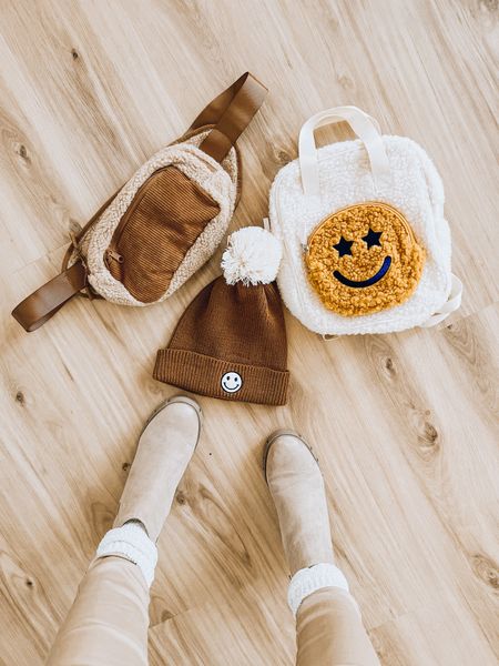 Cutest accessories at Walmart! The smiley backpack is for toddlers & my little is obsessed! The Fanny pack & smiley hat is for women. #WalmartPartner #WalmartFashion #liketkit 

#LTKSeasonal #LTKfamily #LTKGiftGuide