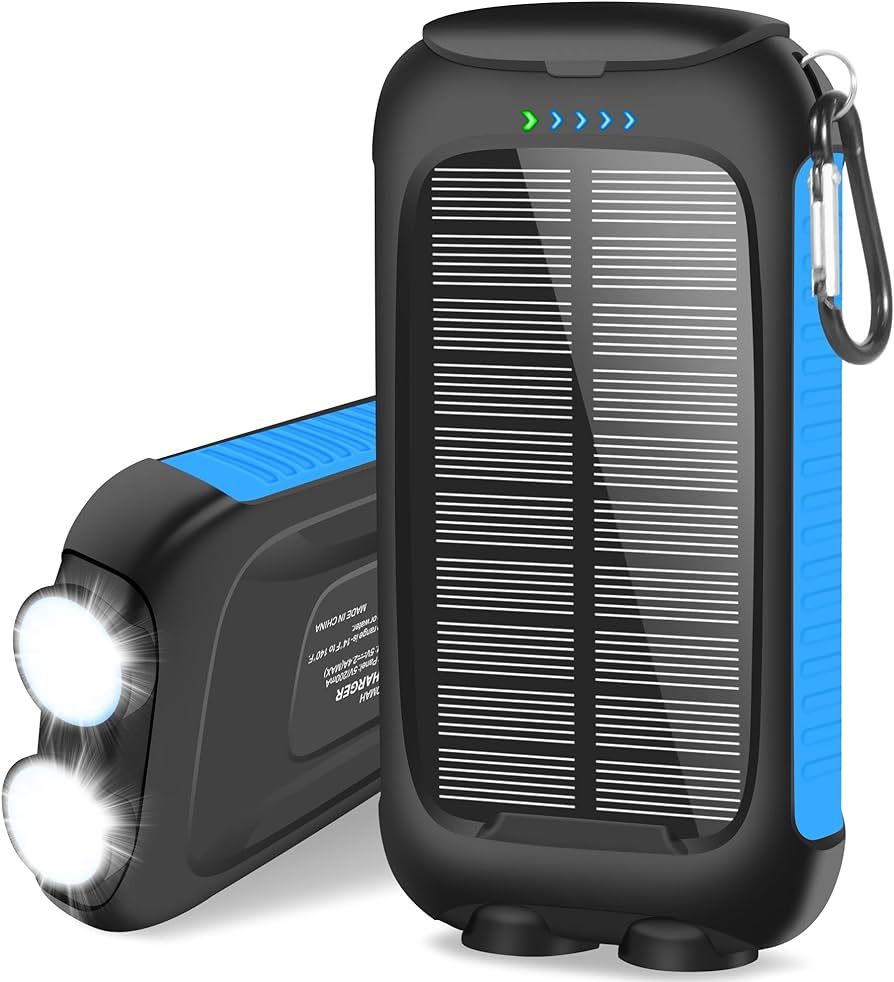 𝟮𝟬𝟮𝟯 𝙐𝙥𝙜𝙧𝙖𝙙𝙚 Solar Power Bank -38800mAh Waterproof Portable Sola... | Amazon (US)