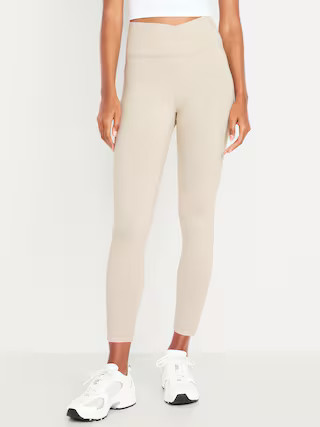 Extra High-Waisted CloudComfy 7/8 Leggings | Old Navy (US)