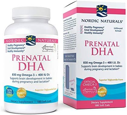 Nordic Naturals - Prenatal DHA, Supports Brain Development in Babies During Pregnancy and Lactati... | Amazon (US)