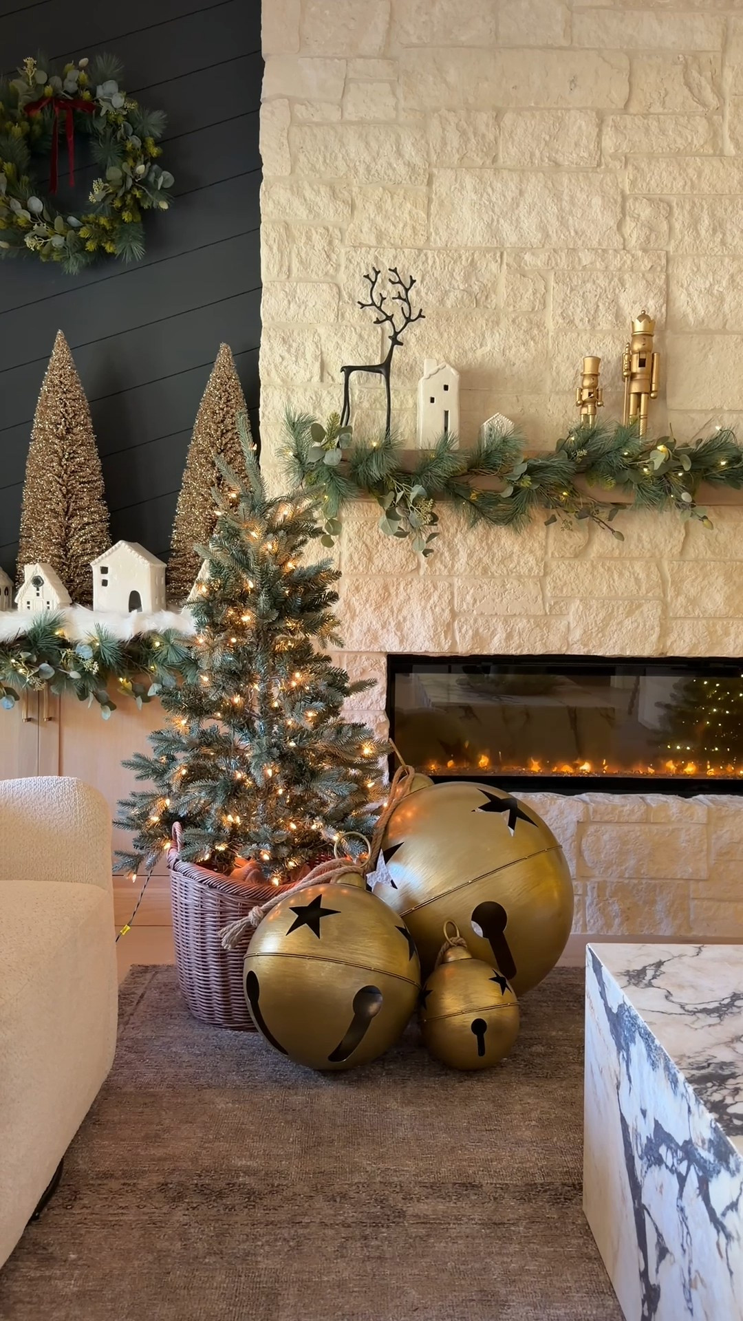 These oversized bells makes such a statement in our living room. Absolutely love the vintage fuel. Really great quality!

Pottery, barn, reindeer, village tree, wreath bottle, brush

#LTKFindsUnder100 #LTKHome #LTKSaleAlert
