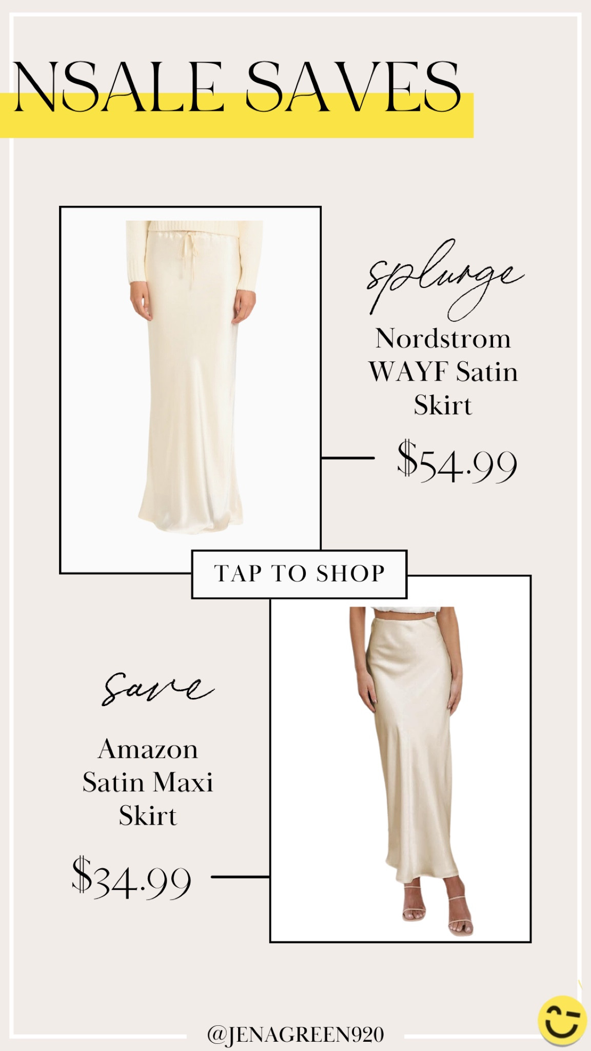 Nordstrom Anniversary Sale Look for Less | Satin Skirt 

#LTKfindsunder50 #LTKfindsunder100 #LTKstyletip