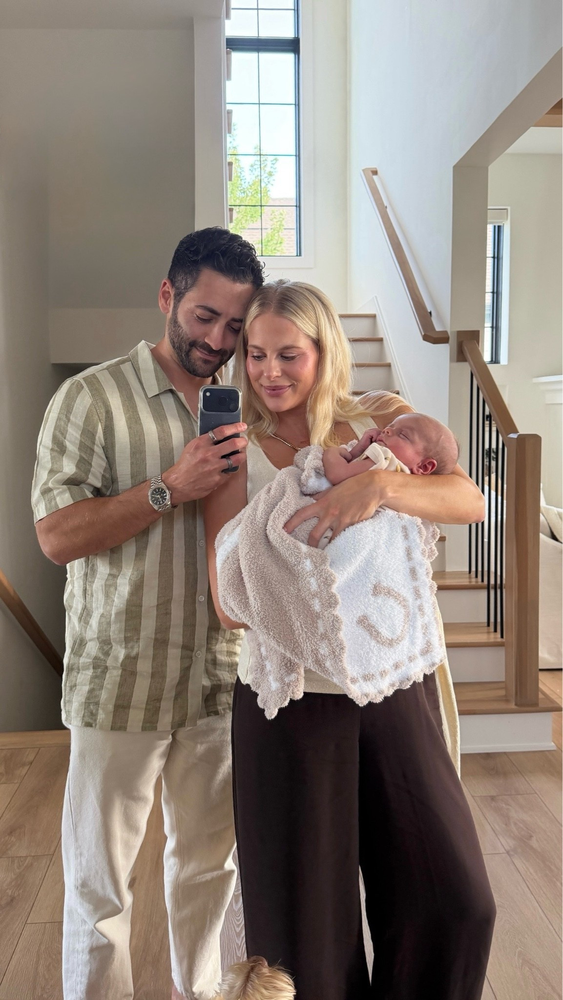SIZE: med in top & bottoms (sized up for pp), shoes are tts, lip liner - toffee, lipstick - blaz’d donut, gloss - champ stamp fantasy! Cort’s outfit also linked and Cohen’s blanket! #kathleenpost

Date night outfits, summer date night look, postpartum outfit

#LTKootd

#LTKmomlife #LTKBaby