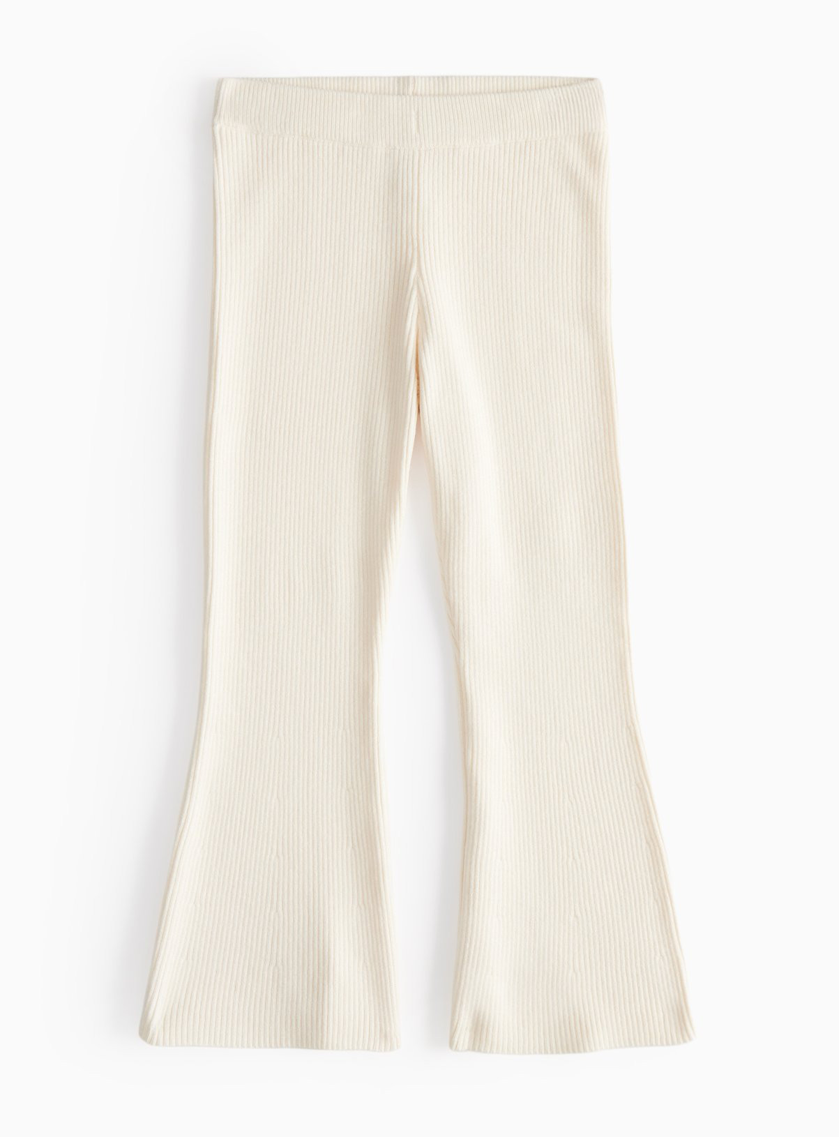 Cream Knitted Flared Leggings 4-5 years | argos.co.uk