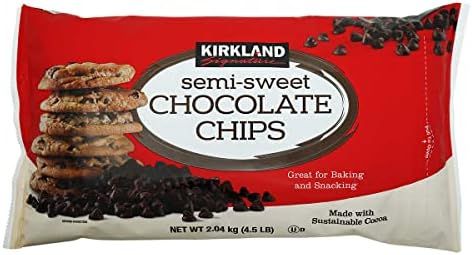 Amazon.com : Kirkland Signature Semi-Sweet Chocolate Chips, 4.5 lb : Everything Else | Amazon (US)