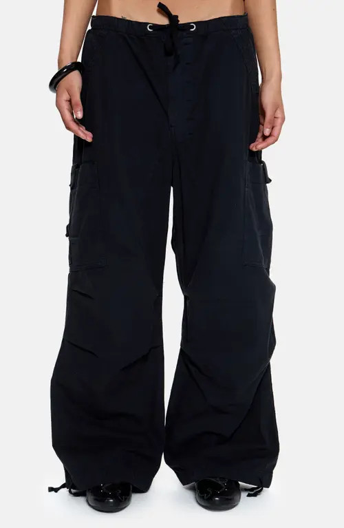 JADED LONDON Parachute Cargo Pants in Black at Nordstrom, Size Small | Nordstrom