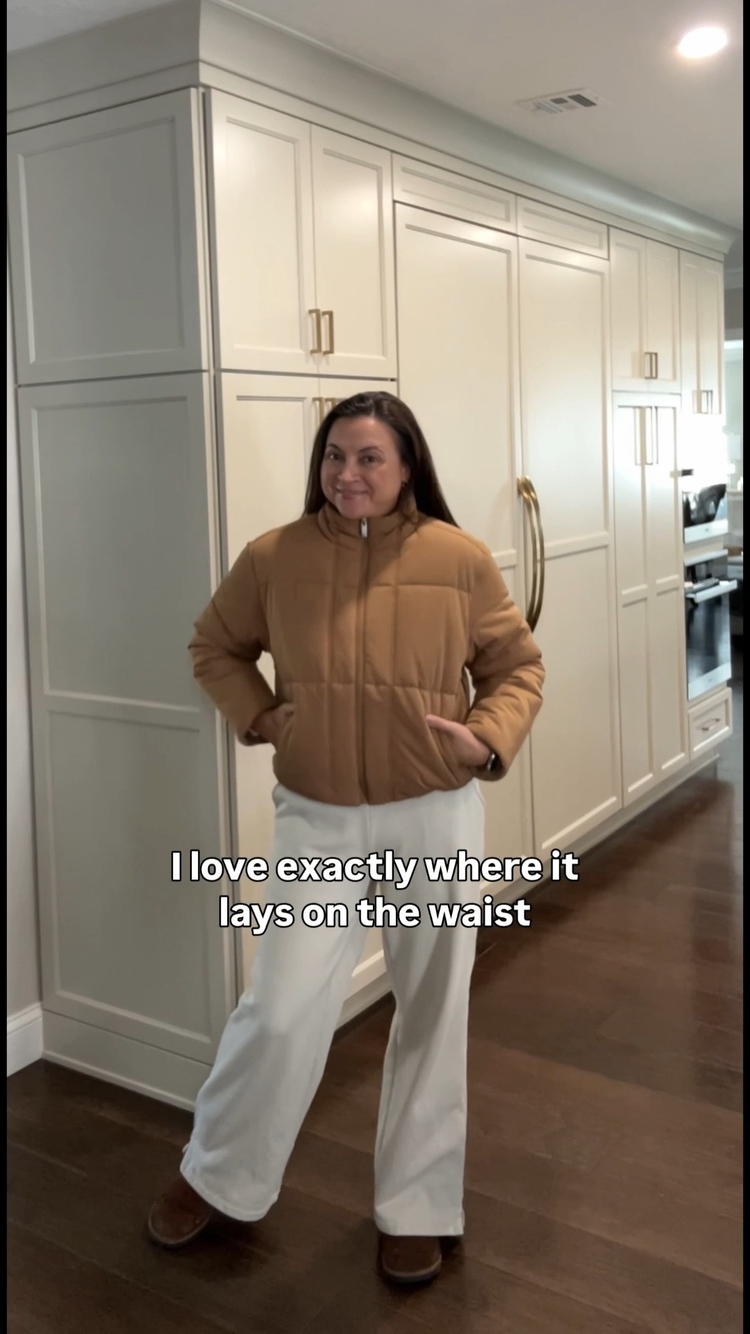 BUWM - bundle up with me – winter’s version of GRWM. Fleece lined tights, wide leg fleece pants, sherpa lined Birkenstock boots. My go to layering tea. A cozy sweater. And my new favorite Travis Matthew puffer. Cozy warm and errand ready. NOTE: they don’t make the exact version of my fleece wide leg pants anymore, so I tagged the newer version. 

#LTKmomlife #LTKgrwm #LTKootd