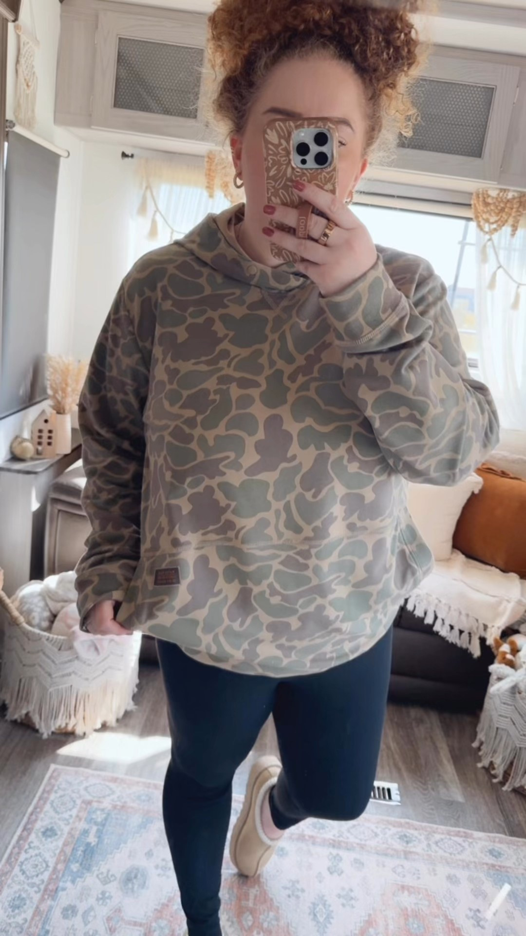 Camouflage + classics 🖤🍂 This hoodie with leggings and UGG Tasmans is my go to laid back fall look🤎camouflage hoodie | camo hoodie | leggings | leggings outfit | amazon leggings | leggings outfit | Uggs | Ugg Tasman | Ugg style | Ugg outfit | travel outfit | amazon travel outfit | amazon fashion | amazon finds | amazon look | amazon outfit | fall outfit | fall look | fall fashion | fall finds | fall outfit inspo | fall fashion inspo | fall 2025 | fall outfit  | casual outfit  | casual outfit inspo

#LTKMidsize #LTKSaleAlert #LTKStyleTip