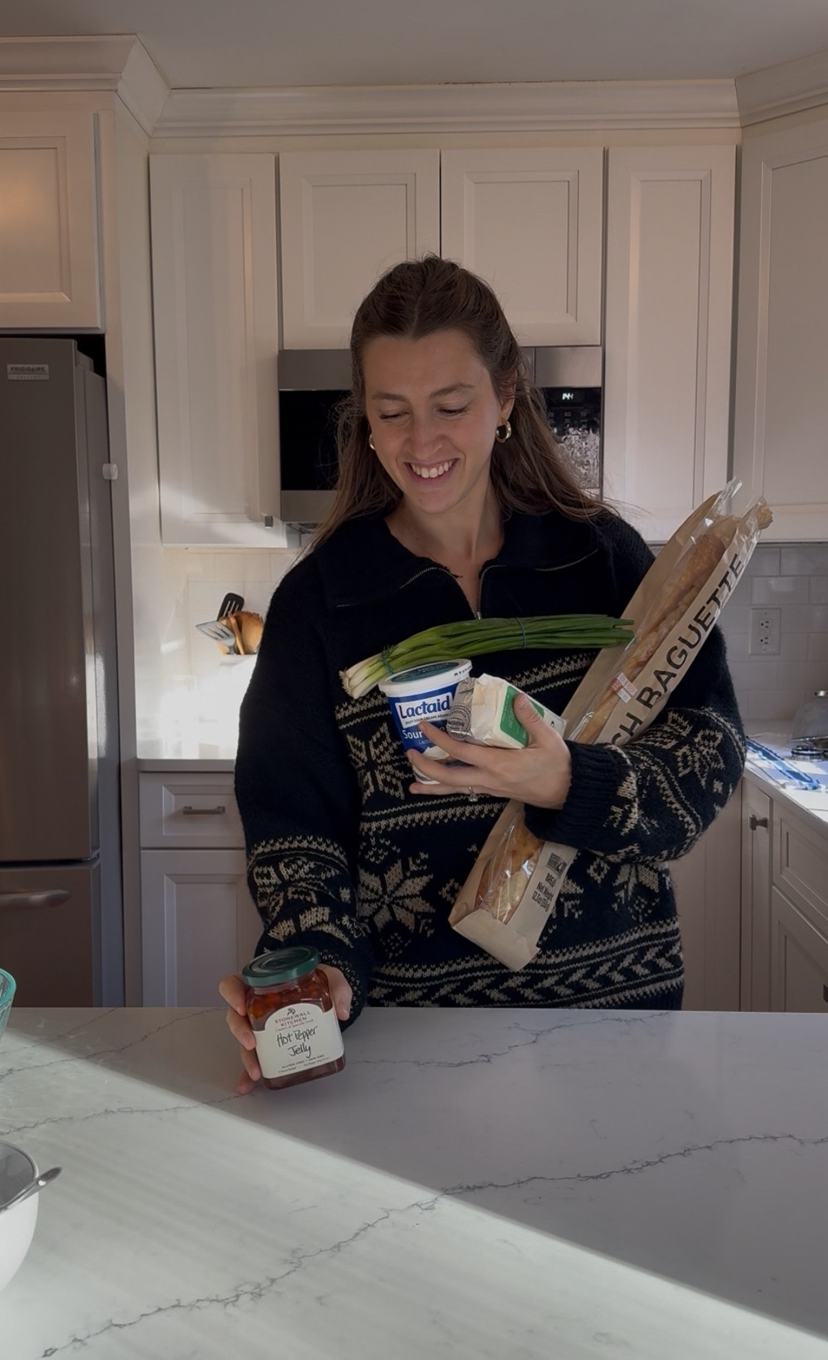 Wearing size small! Its oversized