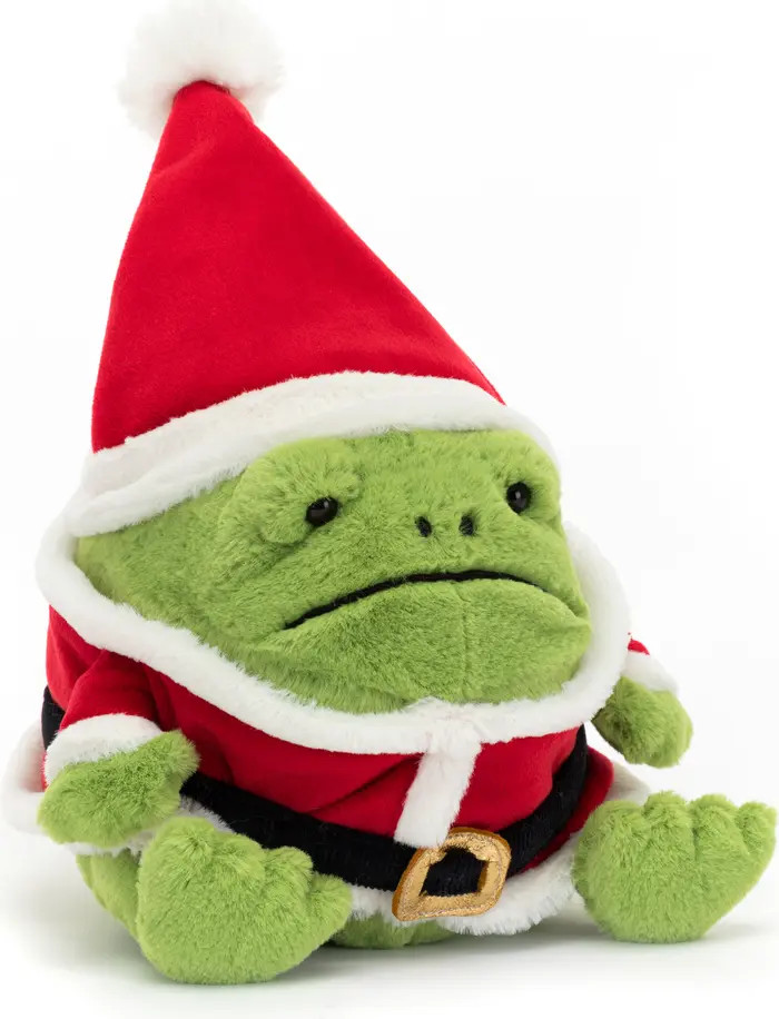Jellycat Santa Ricky Rain Frog Stuffed Animal | Nordstrom | Nordstrom