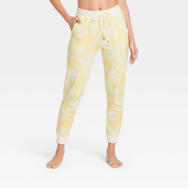 Women's Beautifully Soft Fleece Tie-Dye Lounge Jogger Pants - Stars Above™ | Target