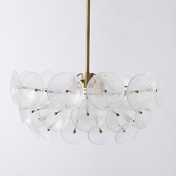 Glass Disc Chandelier | West Elm (US)