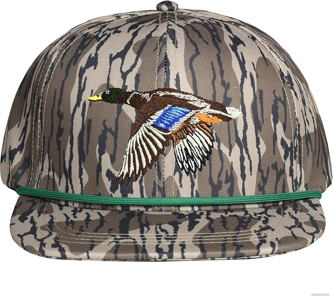 EDTREK Performance Outdoorsman Snapback Truck Hat with Flat Brim - Unique Animal Embroidery | Amazon (US)