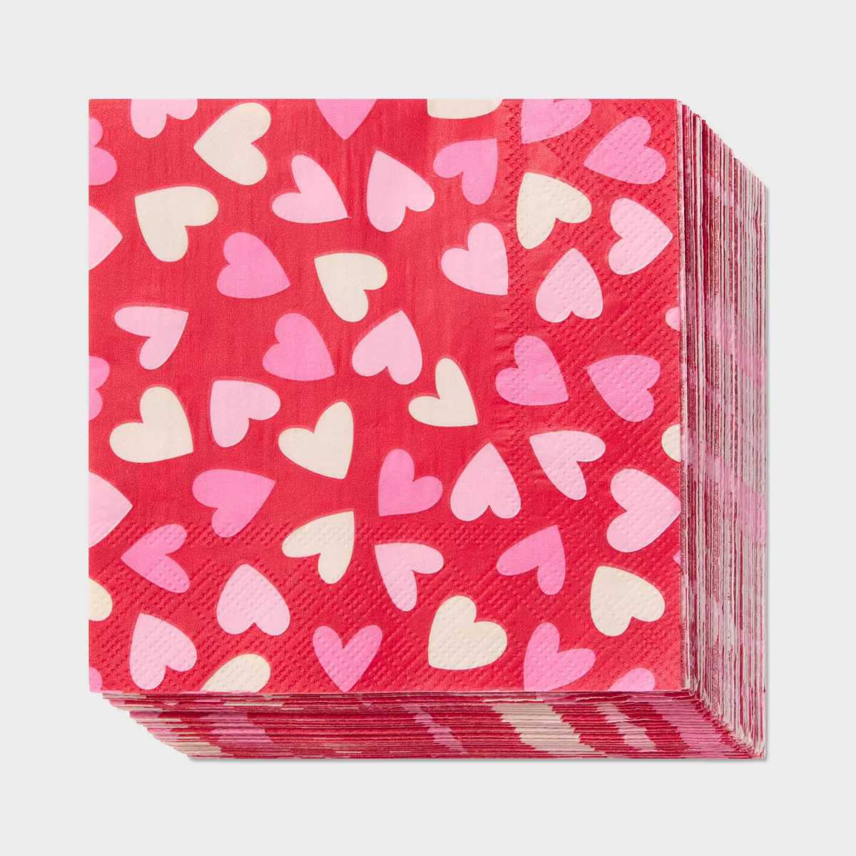 30ct 5" Valentine's Day Beverage Napkin - Spritz™ | Target