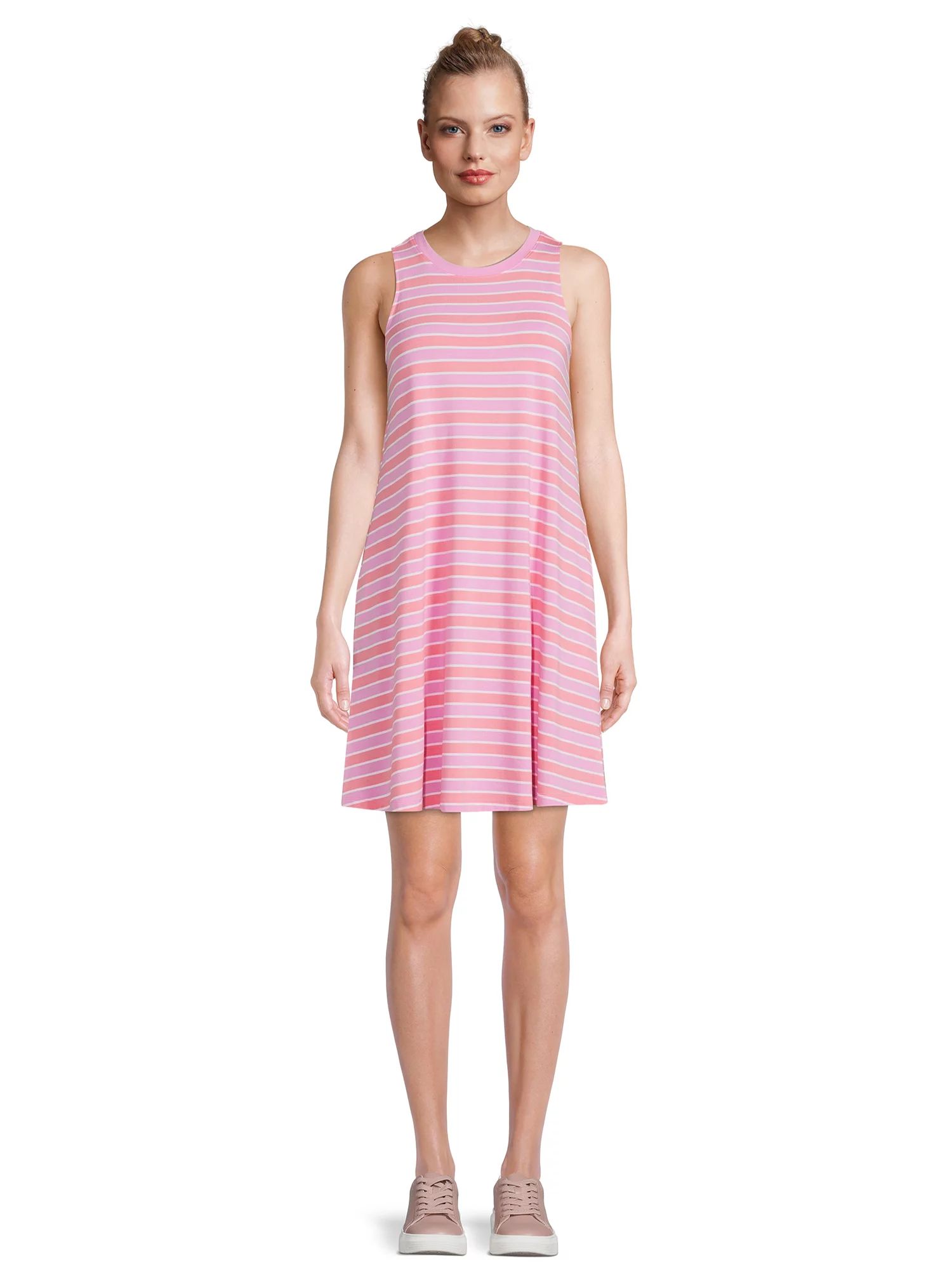 Time and Tru Women's Sleeveless Knit Dress | Walmart (US)