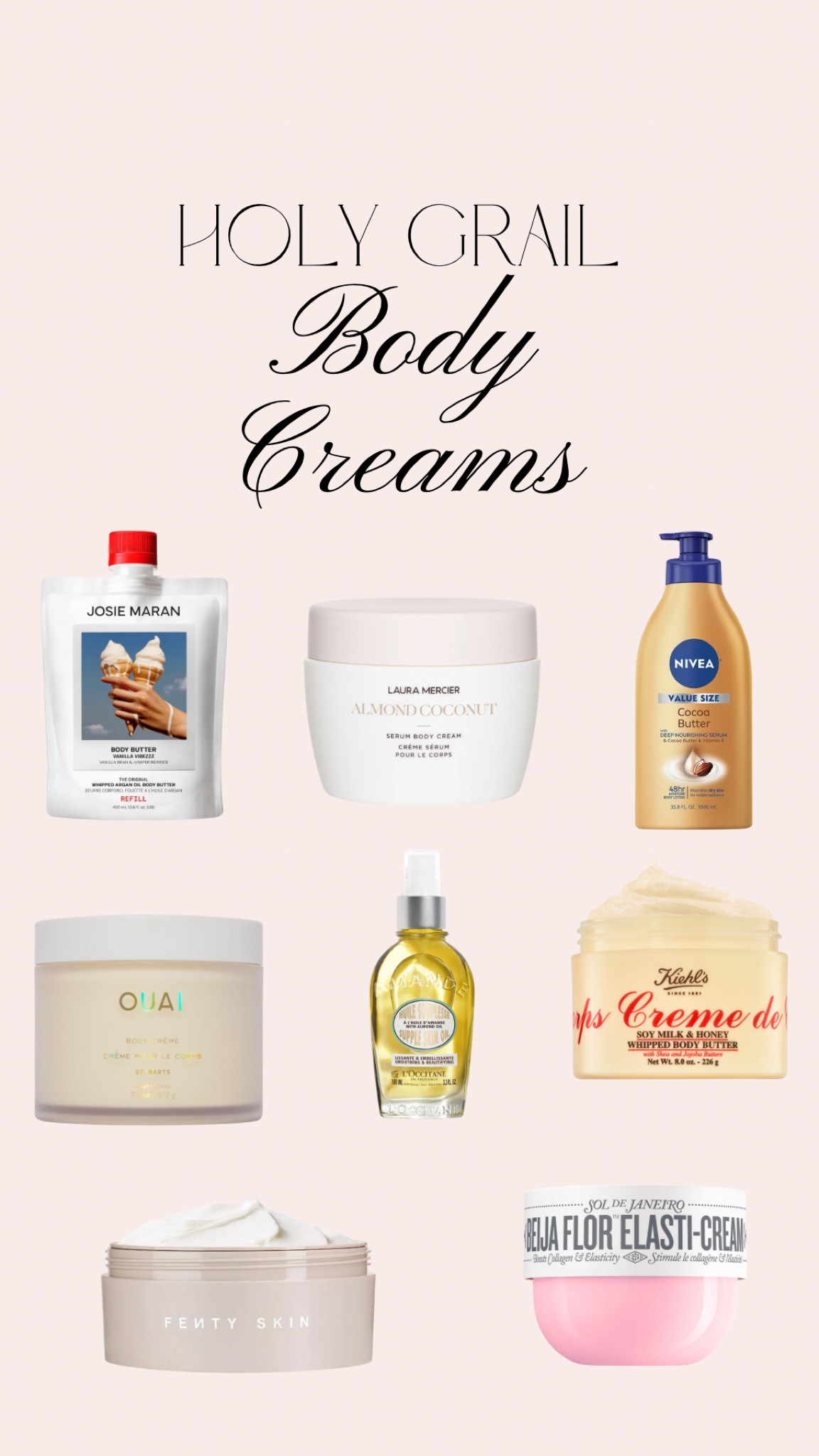 My fav body creams/butters/oil to make you the most luscious, soft, silky, and keep you smelling amazing! 🧴I’m a sweet + warm scent girl ✨

#LTKBeauty #LTKGiftGuide #LTKFindsUnder100