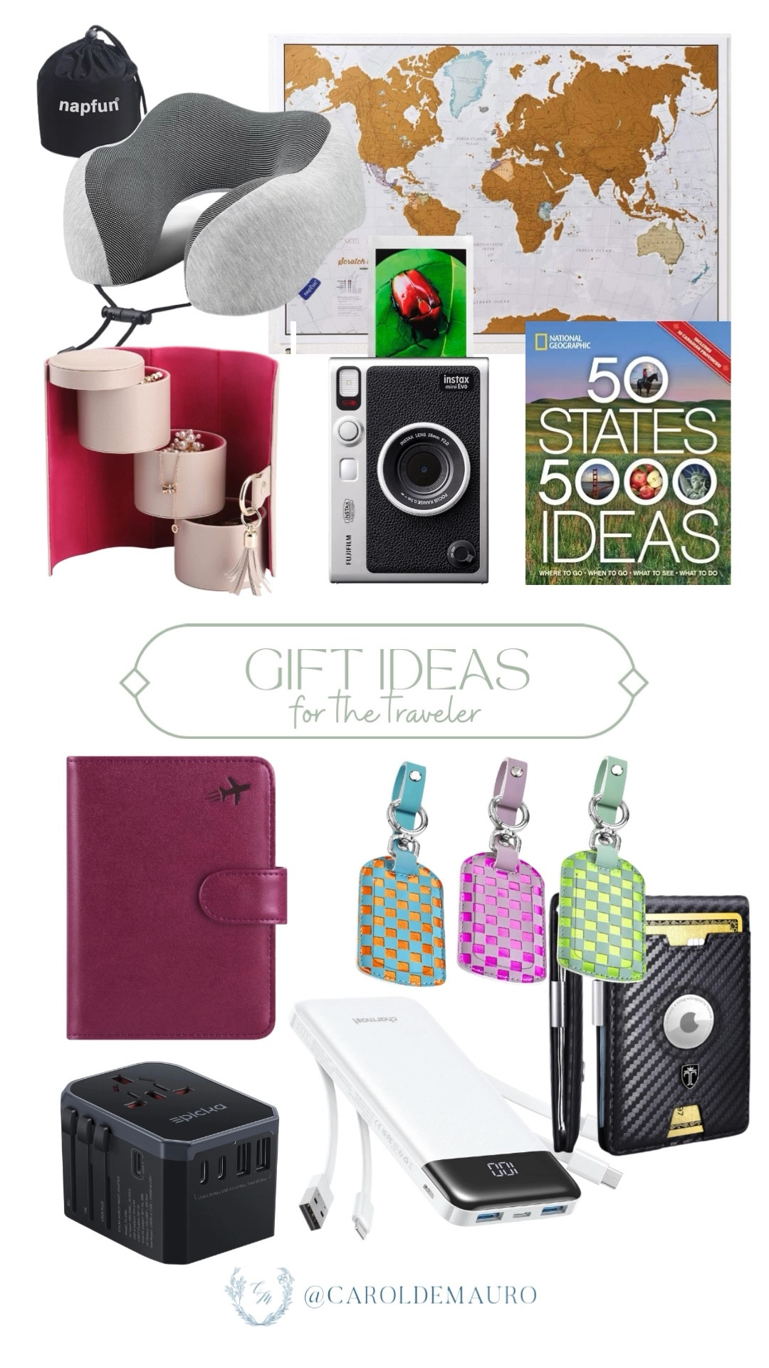 If you've got a friend who loves to travel, this is the perfect gift guide for them! Snag a comfy neck pillow for those long flights, and don't forget a power bank and a universal adapter to keep all gadgets charged and ready to go!

amazon finds, tech gadgets, travel essentials, christmas wishlist, gift ideas, jetsetter, affordable gifts, packing tips

#LTKGiftGuide #LTKHoliday #LTKSeasonal