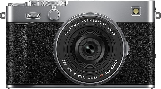 FUJIFILM X-E5 Mirrorless Digital Camera XF23mmF2.8 Lens Kit - Silver | Amazon (US)