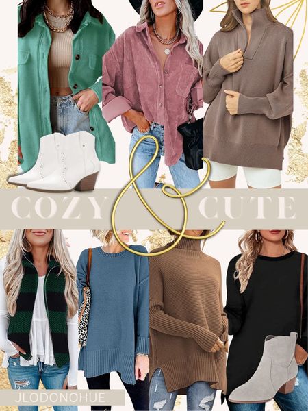 So many great Amazon fashion finds! I just got in the top left green button down and it’s perfect! TTS! #amazonfashion #amazon #amazonstyle 

#LTKSeasonal #LTKHoliday #LTKunder50