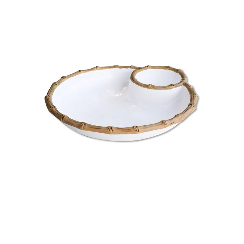 Beatriz Ball Vida Melamine Chips And Dip Platter | Wayfair North America