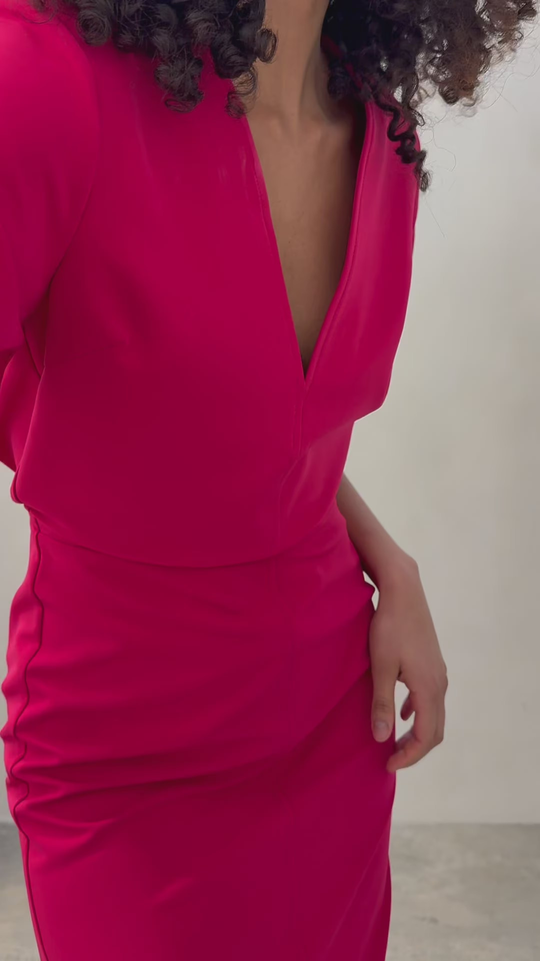 Escala V-Neck Maxi Dress | Pretty Lavish (UK)