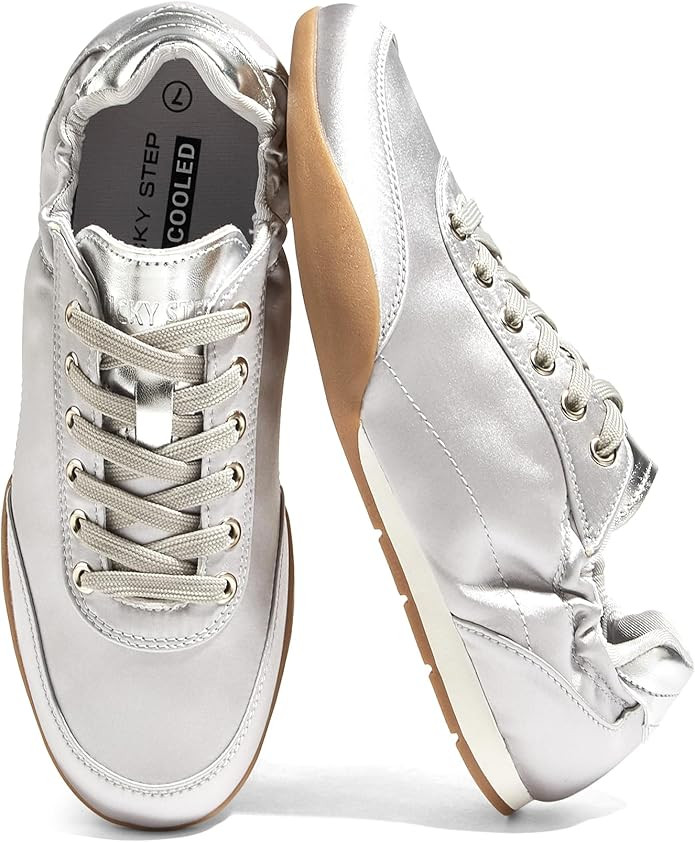 LUCKY STEP Women's Retro Fashion Sneakers | Amazon (US)