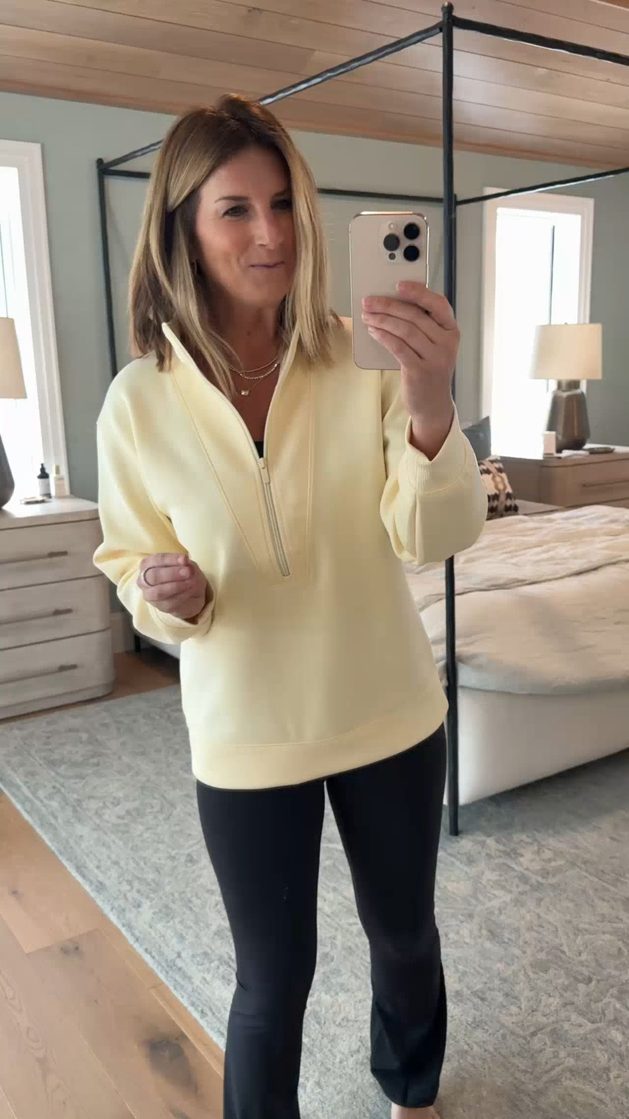 Butter Yellow is back and I'm here for it! This Target pullover is a gem of a find folks! 

Pullover [true to size, wearing in Small] // Leggings [true to size]

My Stats: 5’4″, size S or 4 

 

#LTKdayinmylife #LTKmomlife #LTKActive