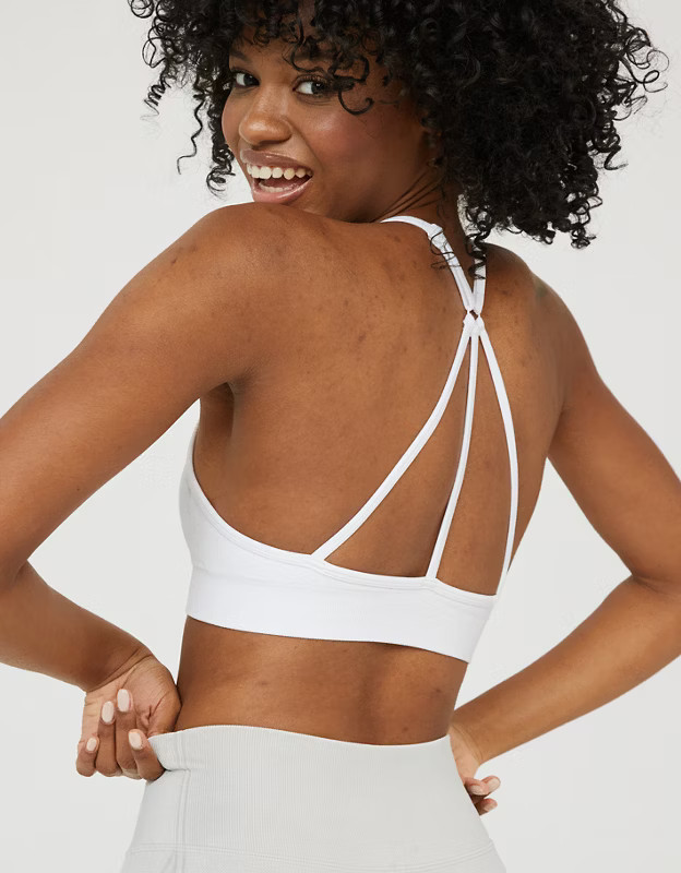 OFFLINE Seamless Strappy Back Sports Bra | American Eagle Outfitters (US & CA)