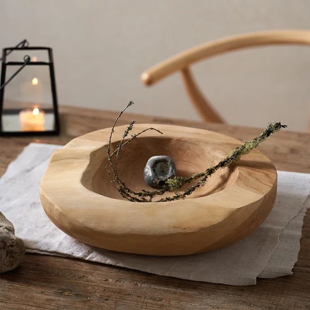 Teak-Root Bowl | Kitchen Accessories | The  White Company | The White Company (UK)