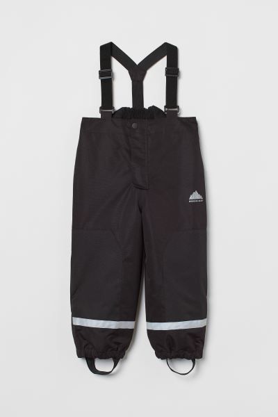 Snow pants in windproof, waterproof, impregnated fabric with a 14.2 psi waterproof rating, sealed... | H&M (US + CA)