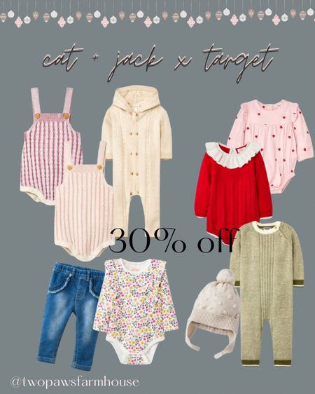 Cat and jack baby clothes at target are 30% off! Their baby clothes are so cute and last forever!! 

#LTKbaby #LTKsalealert #LTKkids