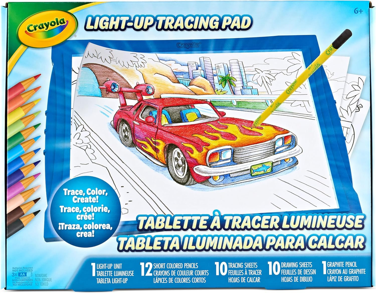Crayola Light Up Tracing Pad - Blue, Drawing & Tracing Projector for Kids, Holiday & Christmas Gi... | Amazon (US)