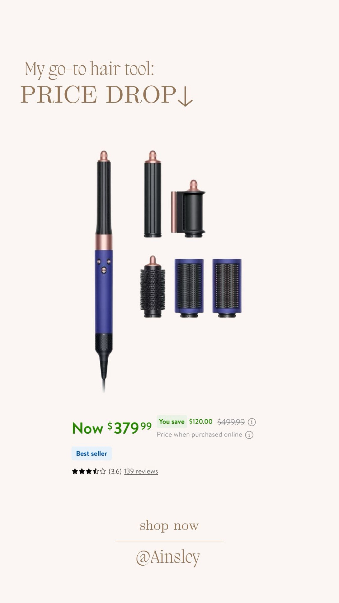 Dyson on SALE!! Whenever I do my hair, it’s with this! 

#LTKbeauty #LTKsalealert