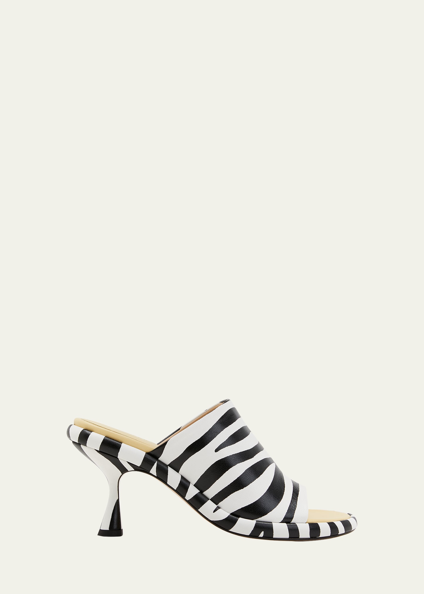 June Zebra Mule Sandals | Bergdorf Goodman