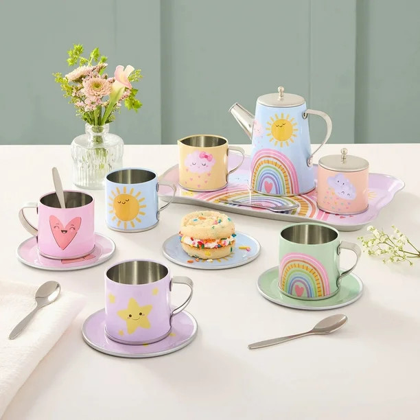 Member's Mark Tin Tea Set, 18 pc. | Sam's Club