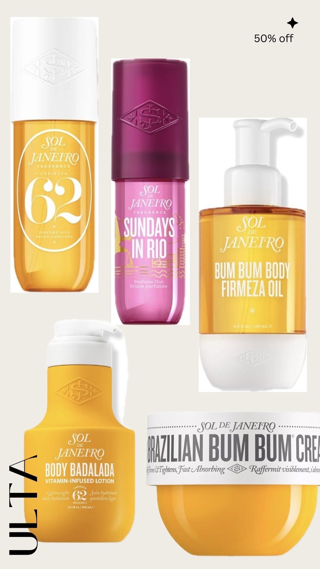 Ulta 21 days of beauty! 50% off today only!

#LTKselfcare #LTKSaleAlert #LTKBeauty
