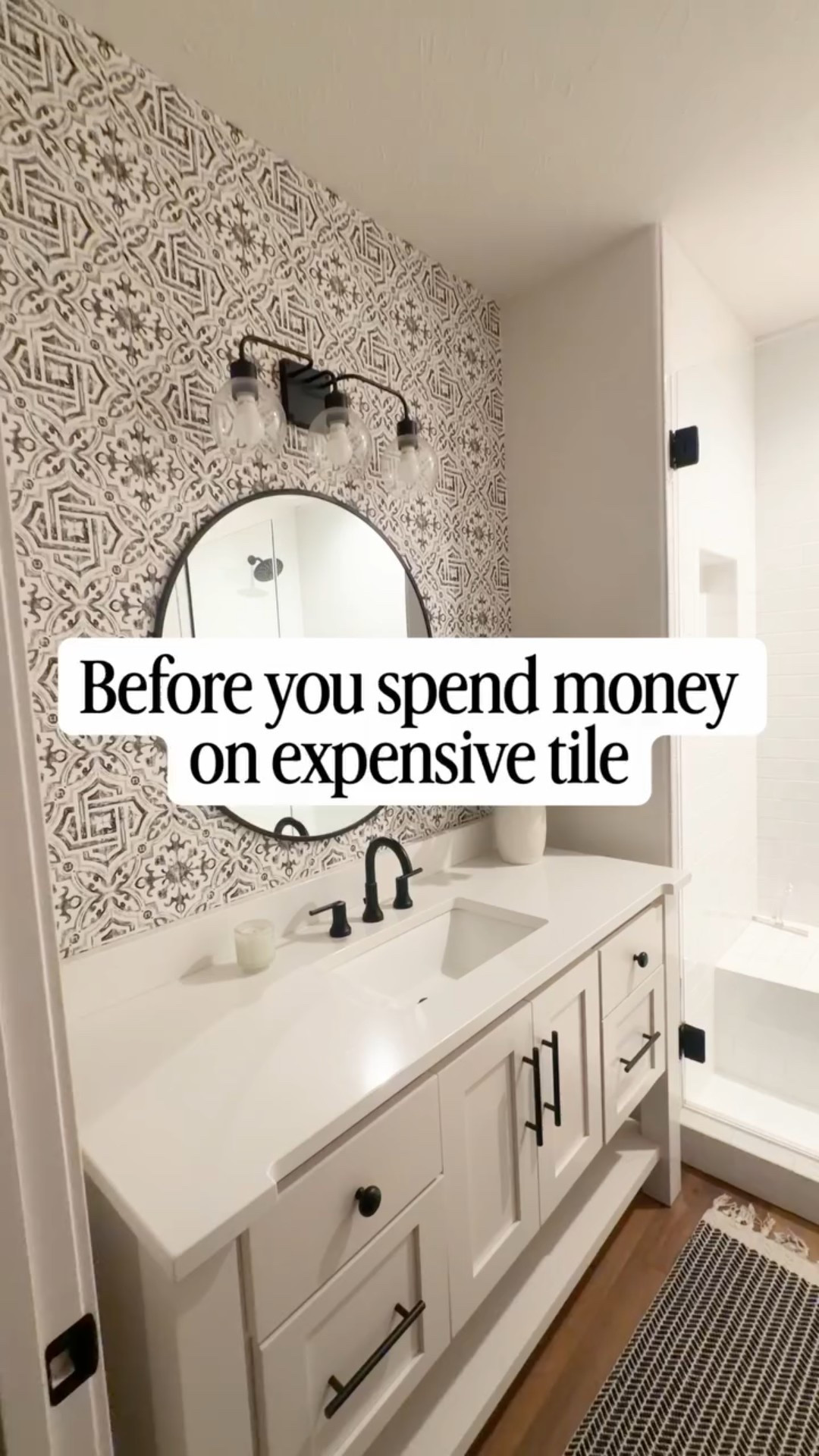 Can you believe this is wallpaper?! Everyone asks if this bathroom wall is real tile… and they’re shocked when I tell them it’s wallpaper 🤍

If you want a high-end bathroom look without the renovation cost, tile-look wallpaper is one of the easiest ways to add character, texture, and style—no demo required.

Perfect for budget-friendly bathroom upgrades, small bathroom makeovers, and renter-friendly home decor, this peel-and-stick wallpaper gives you that classic tile aesthetic for a fraction of the price.

✨ Designer-inspired look
✨ Affordable + DIY friendly
✨ Major before & after impact

👉 Follow for easy, affordable home decor ideas that make your home look custom


#bathroomdecor #bathroommakeover #tilelookwallpaper #peelandstickwallpaper #budgethomedecor affordablehomedecor smallbathroomideas renterfriendlydecor homedecorideas homeupgrade diyhomedecor designerlookforless