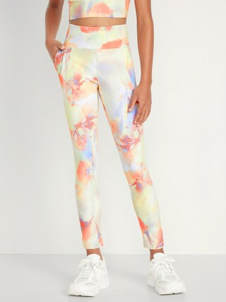 High-Waisted PowerSoft 7/8 Leggings for Girls | Old Navy (US)