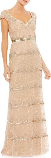 Mac Duggal Beaded Sheath Gown | Nordstrom | Nordstrom