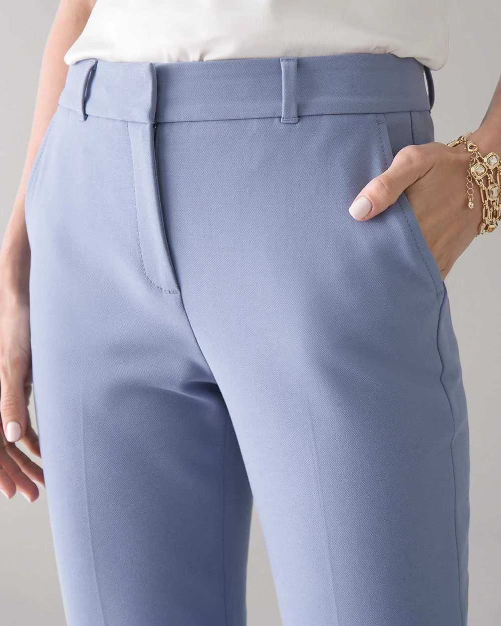 WHBM® Elle Slim Ankle Comfort Stretch Pant | White House Black Market