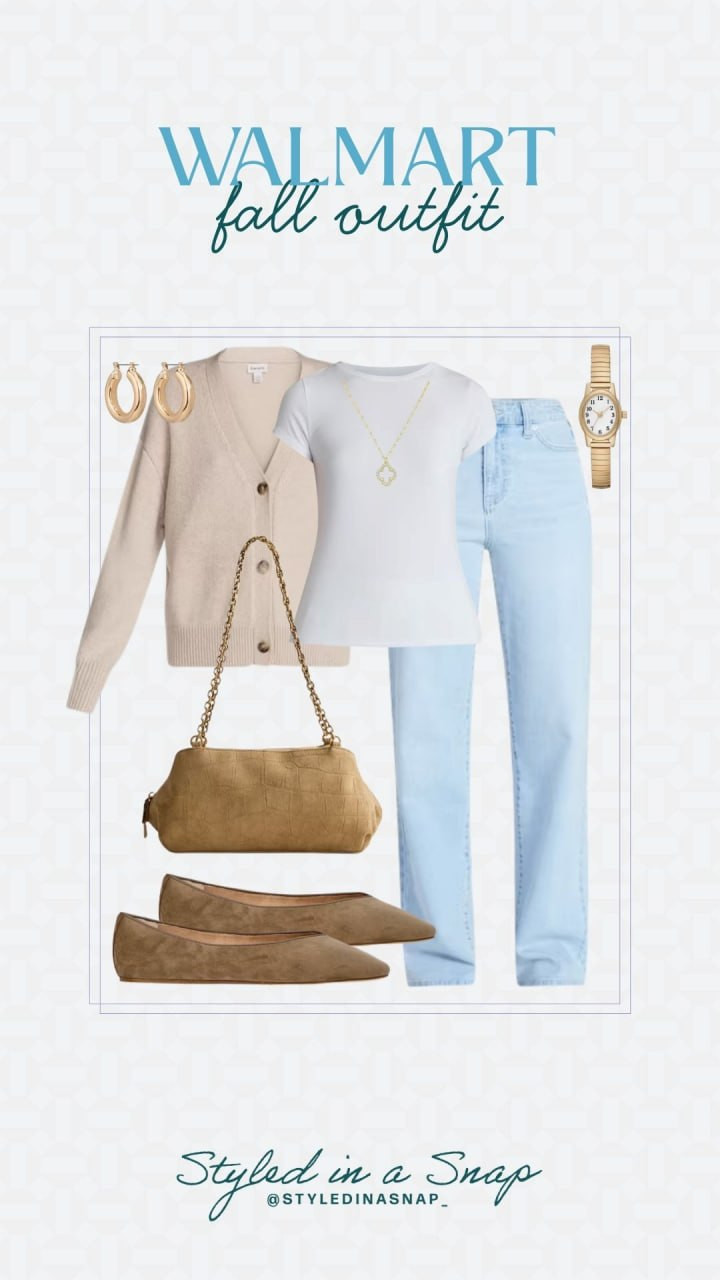 Walmart fall outfit that's giving effortless neutral chic.

// Walmart Fashion Finds, Walmart Womens Fashion, Walmart Fall Outfits, Fall Outfits

#LTKgrwm #LTKSeasonal #LTKootd
