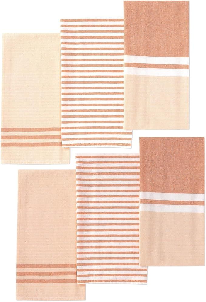 Folkulture Fall Kitchen Towels and Dish Cloth with Hanging Loop, Set of 6 Dish Towels for Drying ... | Amazon (US)