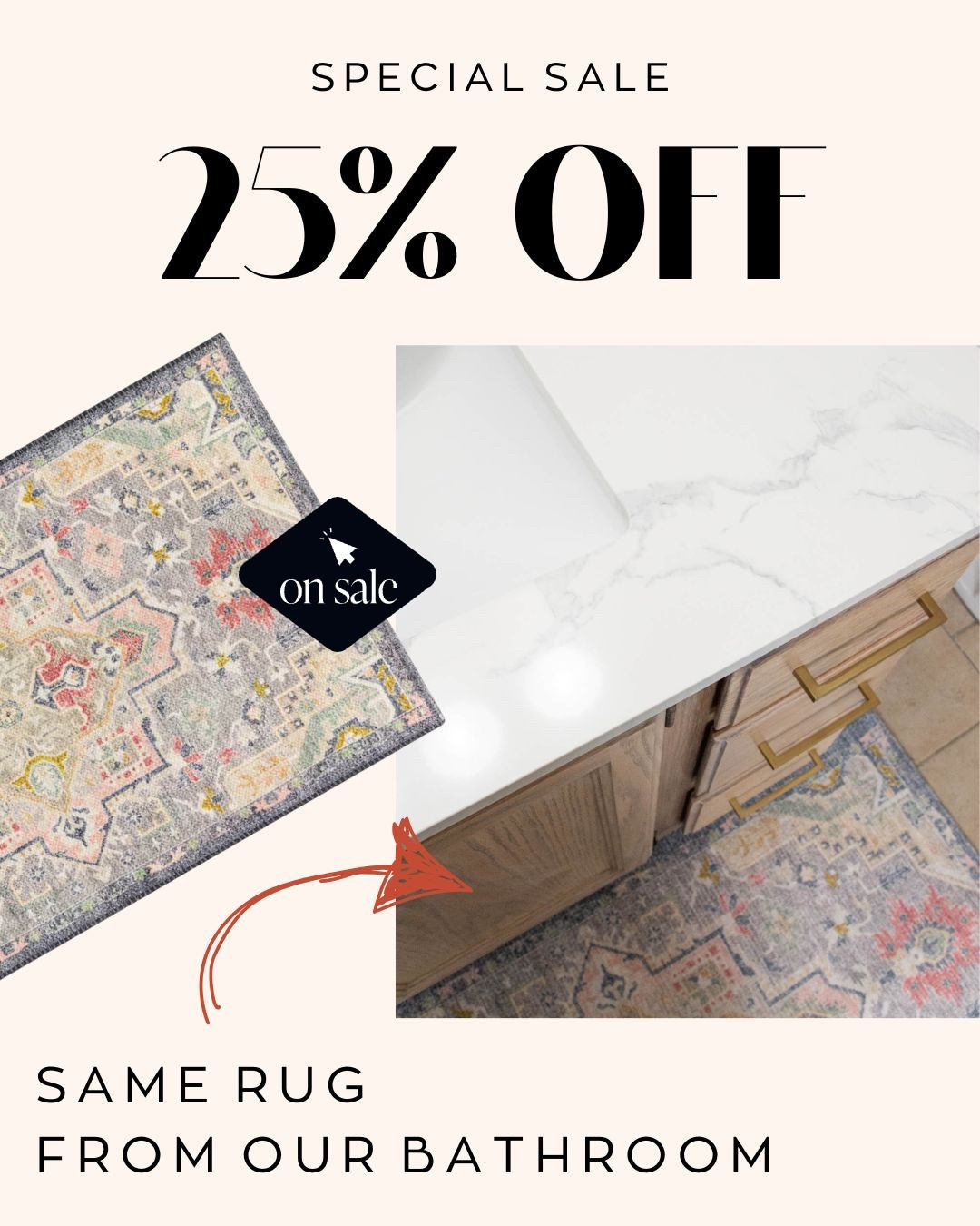 Cool washable accent rug from our bathroom on sale! Get this Target find for 25% off!

#LTKSaleAlert #LTKFindsUnder50 #LTKFamily