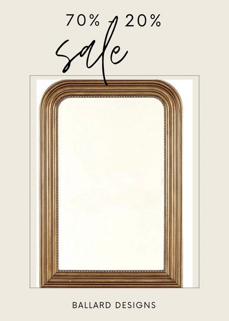 Ballard Designs sale! Bathroom mirror, gold mirror, entryway mirror, rounded rectangle mirror, brass mirror 

#LTKhome #LTKsalealert #LTKSeasonal